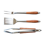 Season 3-Piece Barbecue Tool Set – Rosewood Edition