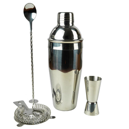 Season 4 Piece Stainless Steel Cocktail Set