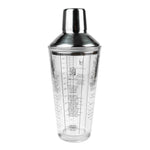 Season 4 Piece Stainless Steel and Glass Cocktail Set