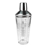 Season 4 Piece Stainless Steel and Glass Cocktail Set