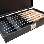 Season 6 Piece Olive Wood Steak Knife Set