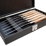 Season 6 Piece Olive Wood Steak Knife Set