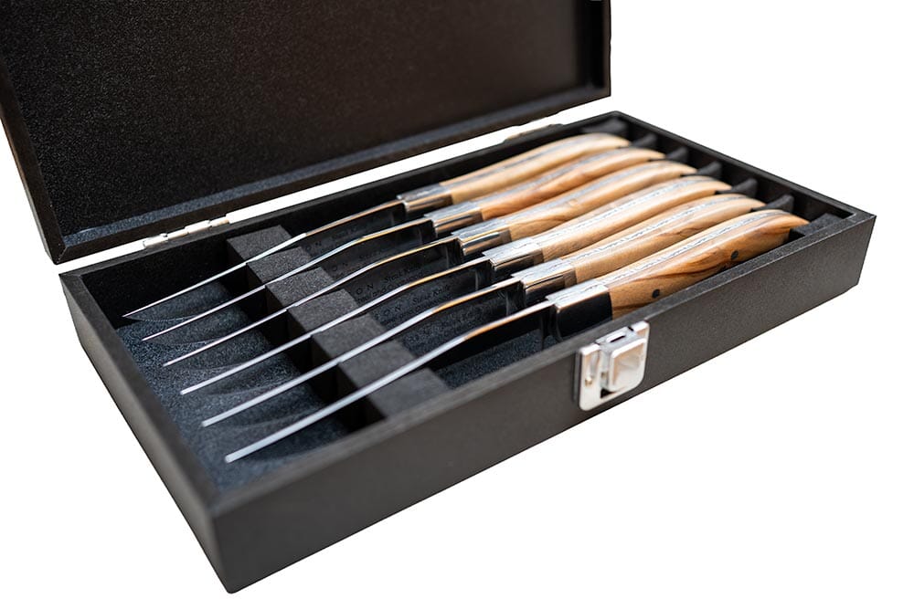 Season 6 Piece Olive Wood Steak Knife Set