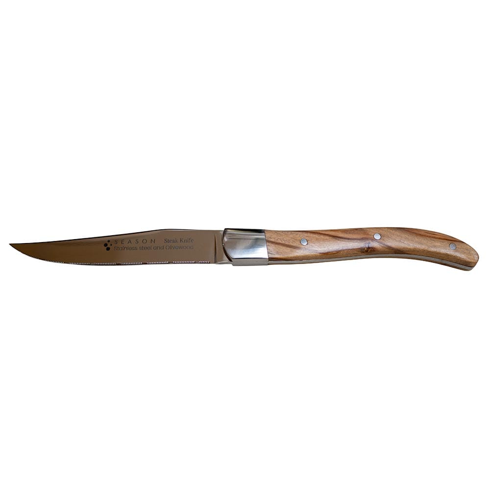 Season 6 Piece Olive Wood Steak Knife Set