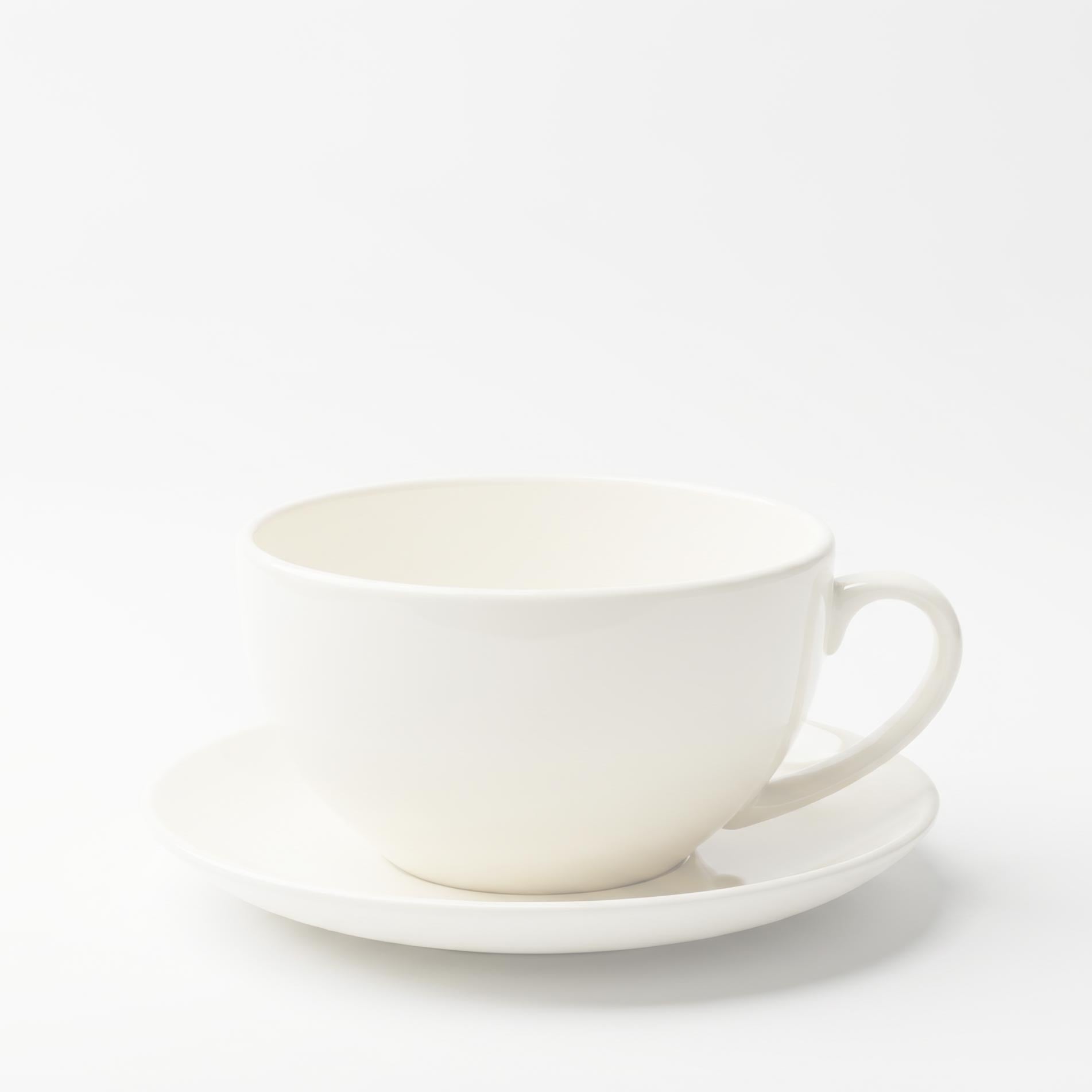 Arc Fine Bone China Teacup & Saucer