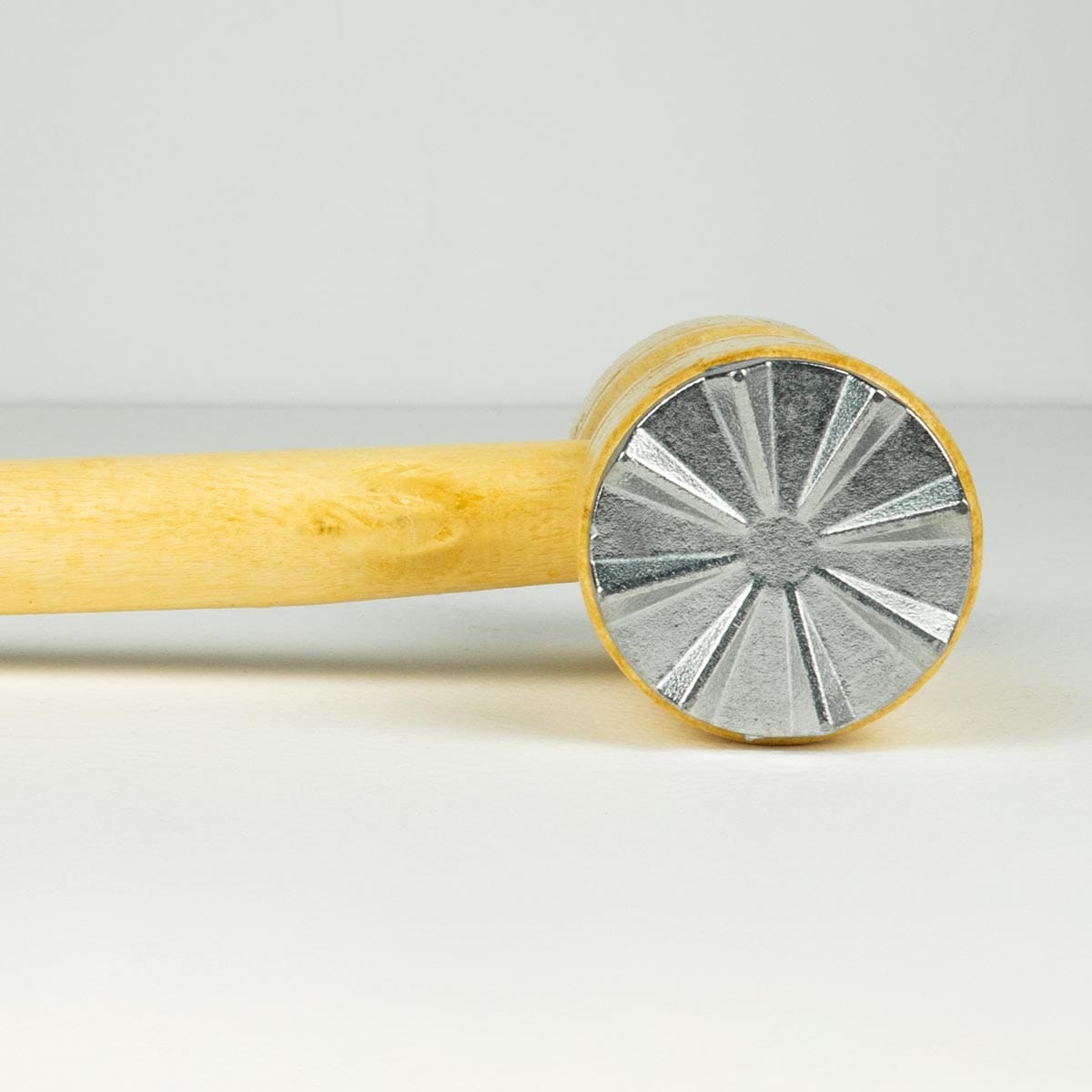 Season Beech Wood Meat Hammer with Metal End