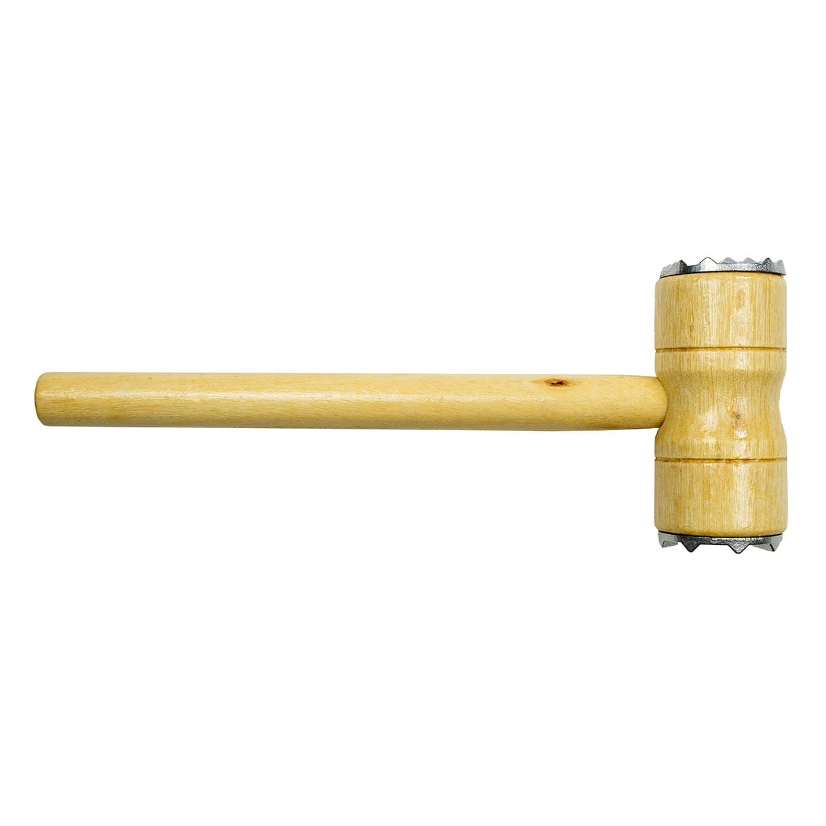 Season Beech Wood Meat Hammer with Metal End