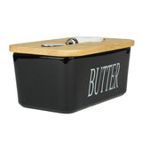 Season Butter Dish with Knife