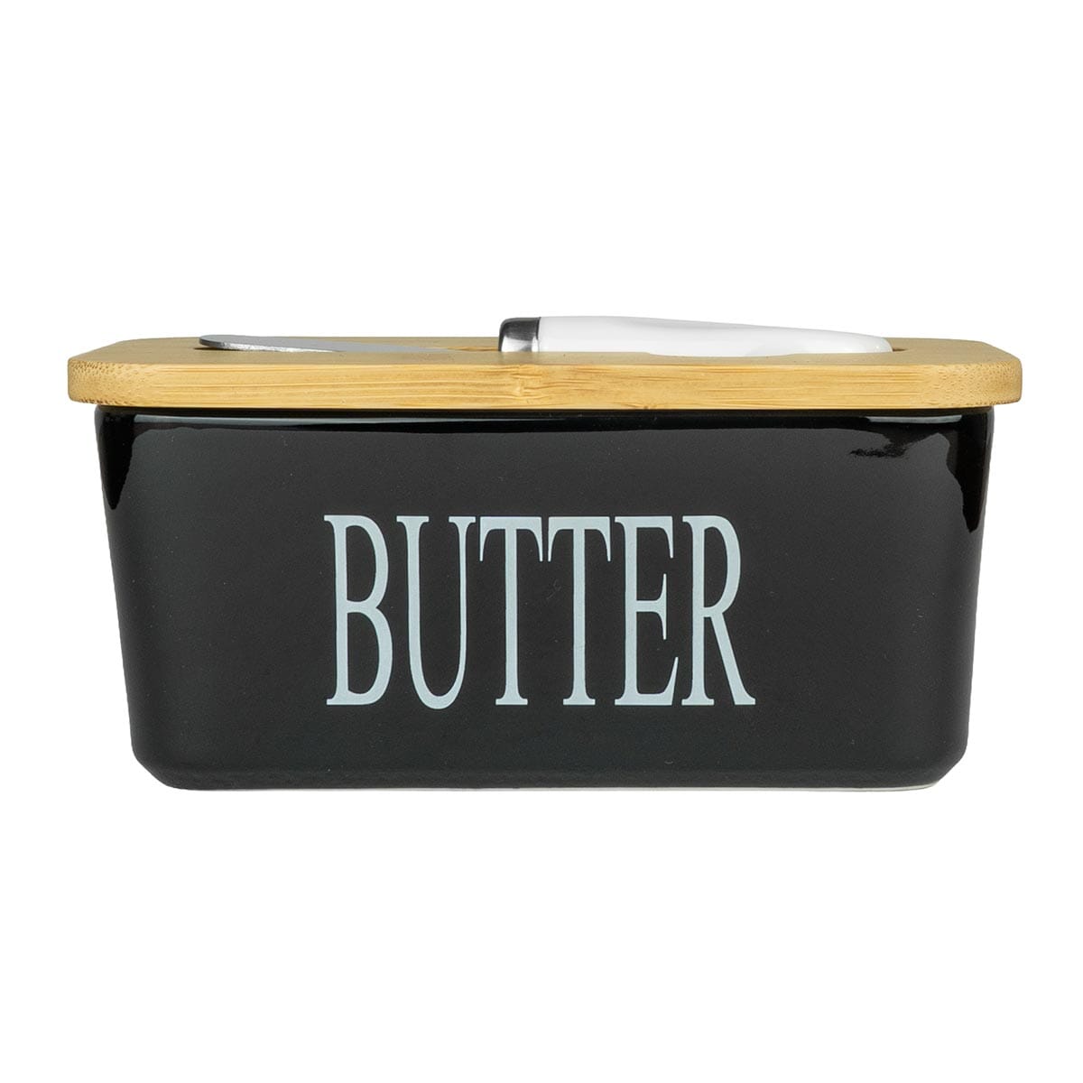Season Butter Dish with Knife