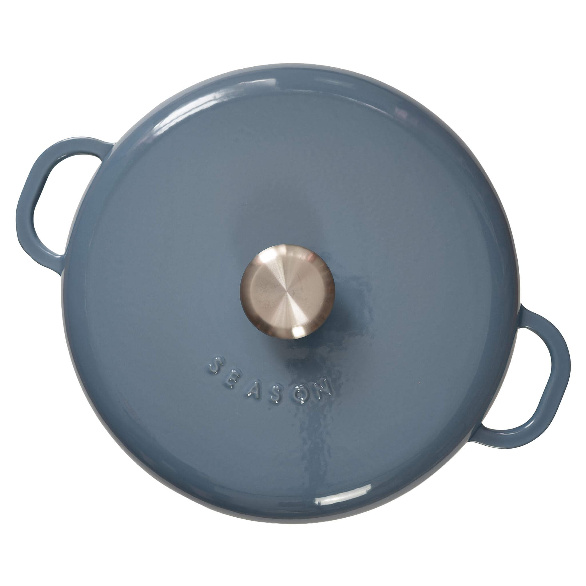 Season Cast Iron Casserole Blue Mussel