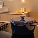 Season Cast Iron Casserole Midnight Blue