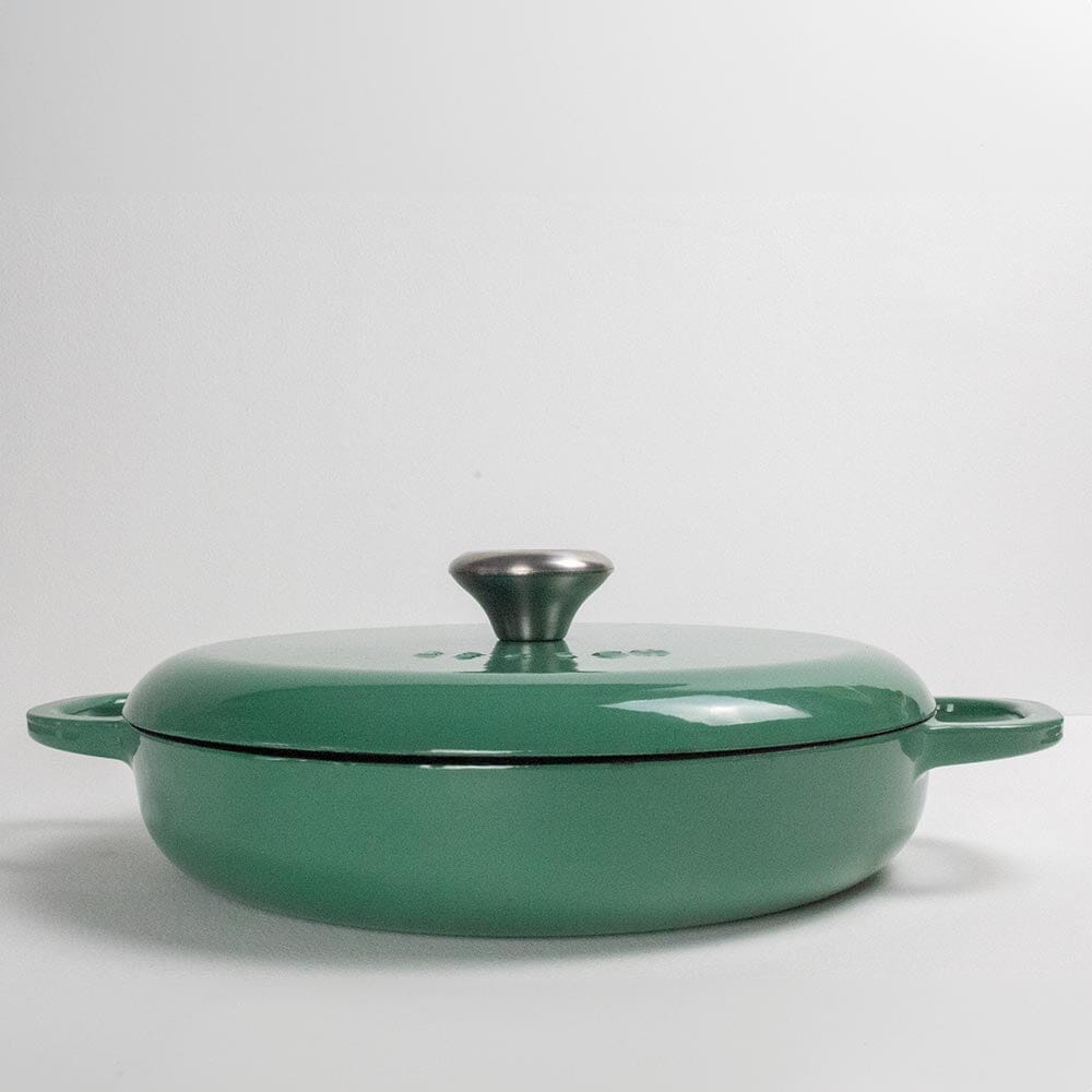 Season Cast Iron Shallow Casserole Sage