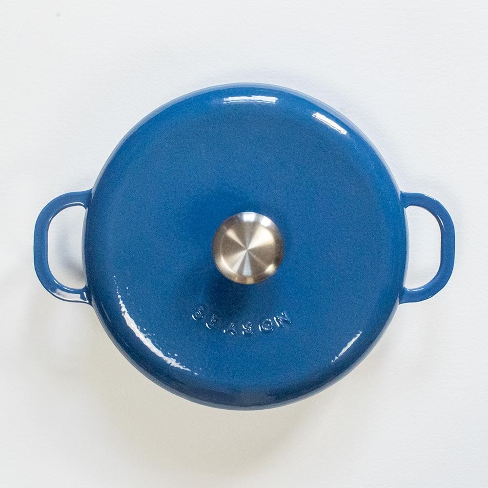 Season Cast Iron Shallow Casserole Blueberry