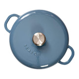 Season Cast Iron Shallow Casserole Blue Mussel