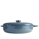 Season Cast Iron Shallow Casserole Blue Mussel