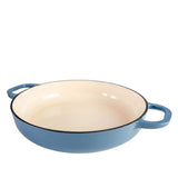 Season Cast Iron Shallow Casserole Blue Mussel