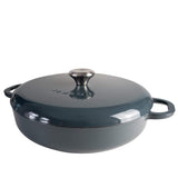 Season Cast Iron Shallow Casserole Blue Steel