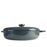 Season Cast Iron Shallow Casserole Blue Steel