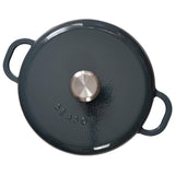 Season Cast Iron Shallow Casserole Blue Steel