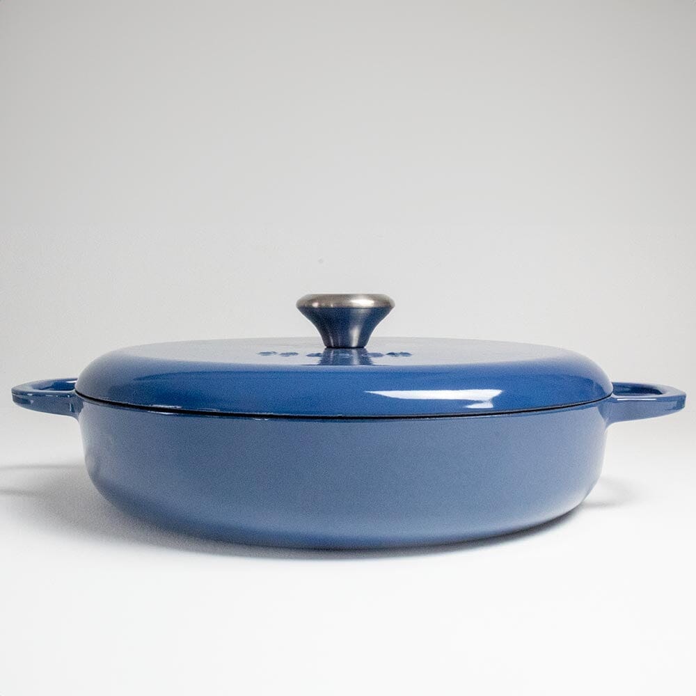 Season Cast Iron Shallow Casserole Blueberry