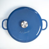 Season Cast Iron Shallow Casserole Blueberry