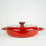 Season Cast Iron Shallow Casserole Terracotta