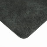 Season Charcoal Vegan Leather Placemat