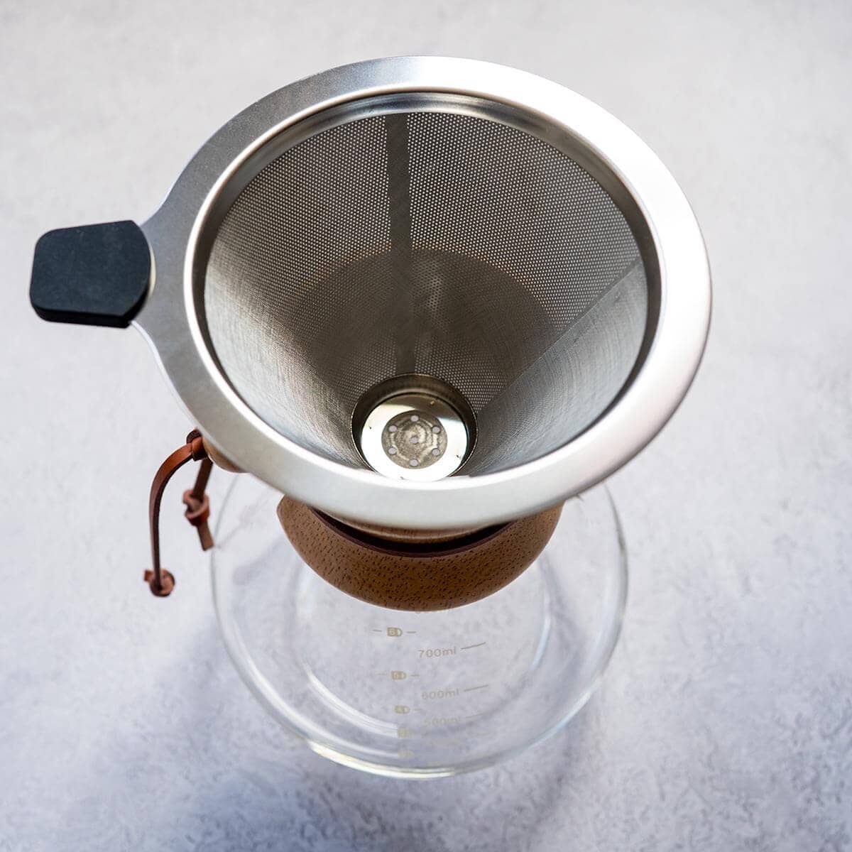 Season Glass Coffee Brewer with Steel Filter