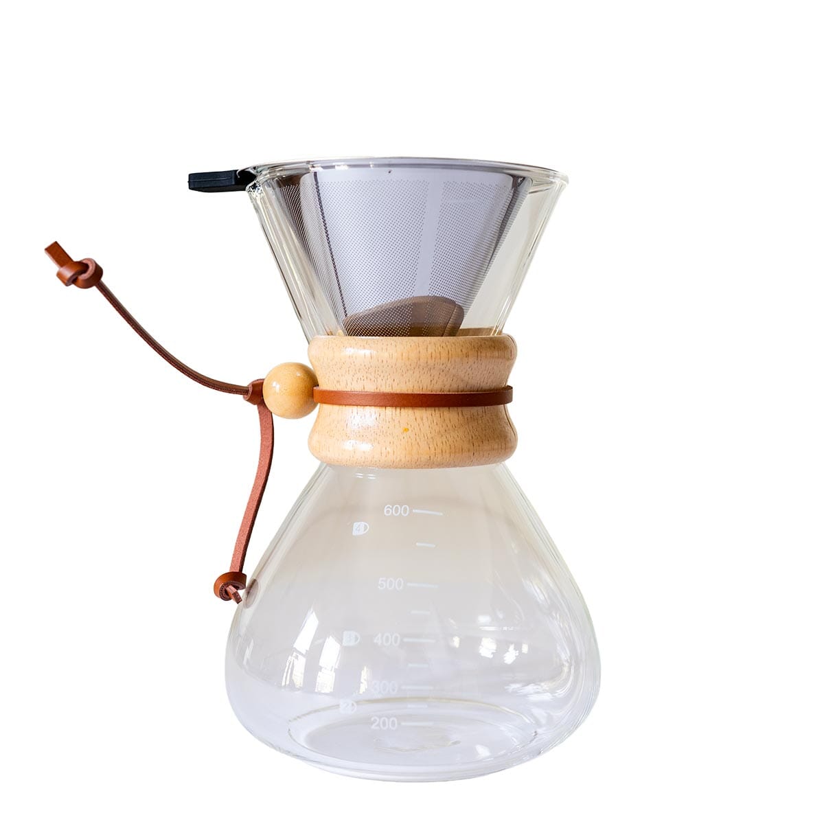 Season Glass Coffee Brewer with Steel Filter