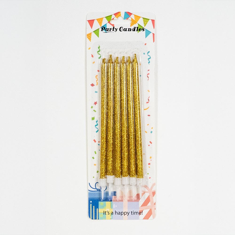 Season Gold Sparkle Celebration Candles