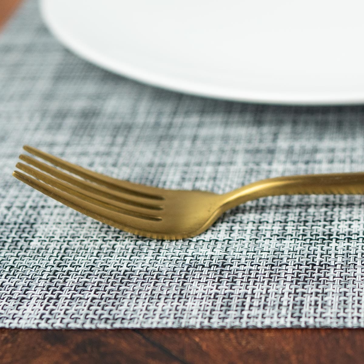 Season Grey-Black Weave Placemat