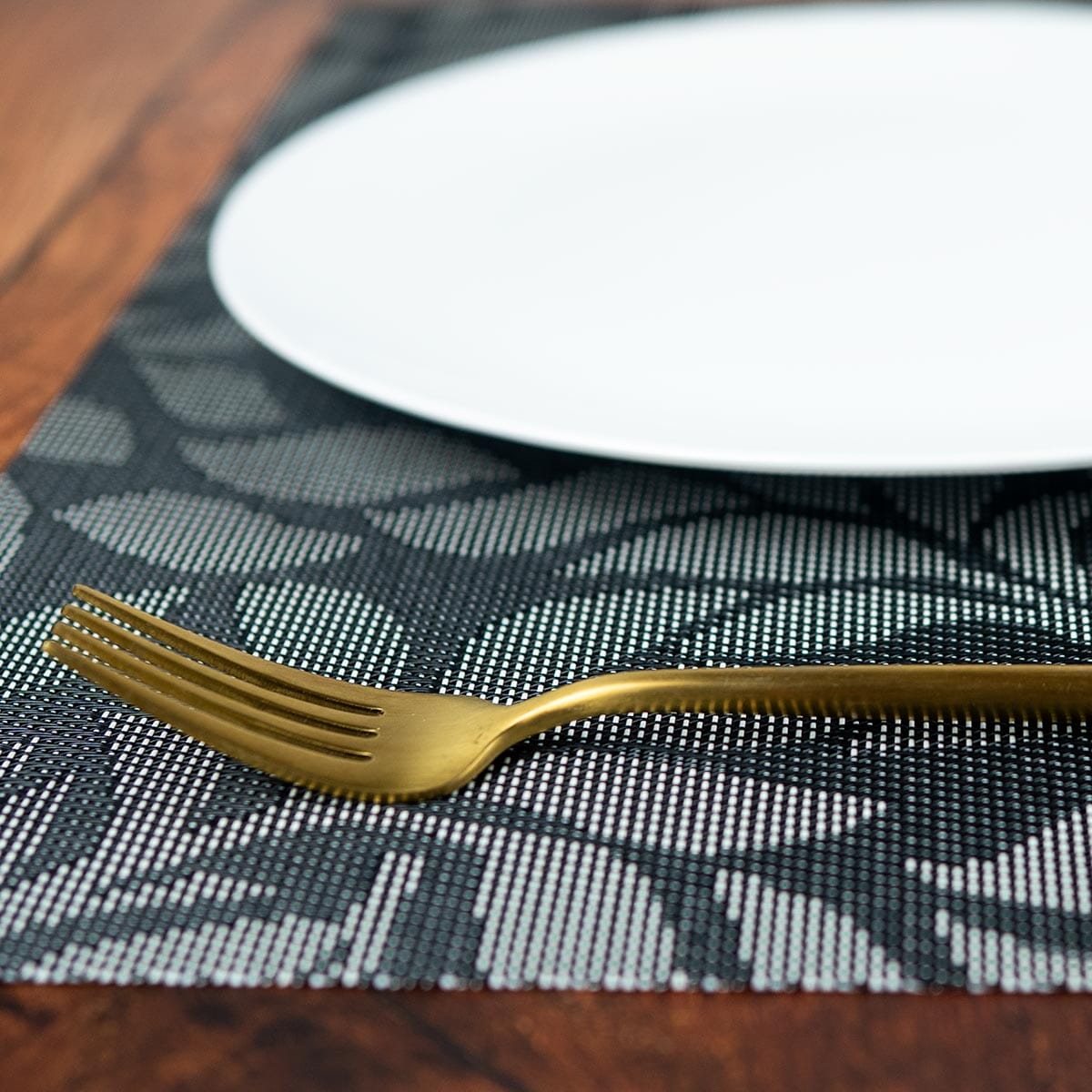 Season Grey-Leaves Placemat