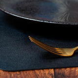 Season Placemat Vegan Leather Black