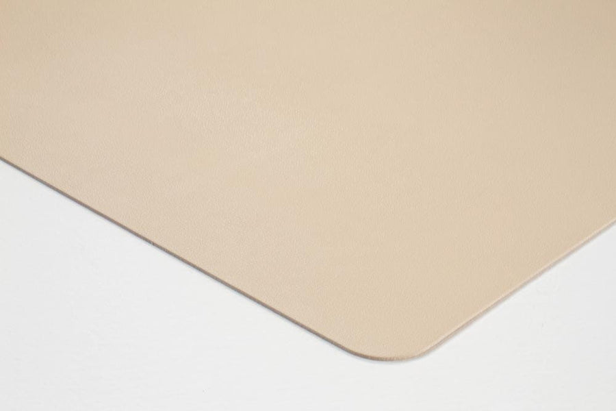 Season Placemat Vegan Leather Cream