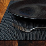 Season Placemat Woven Black 2