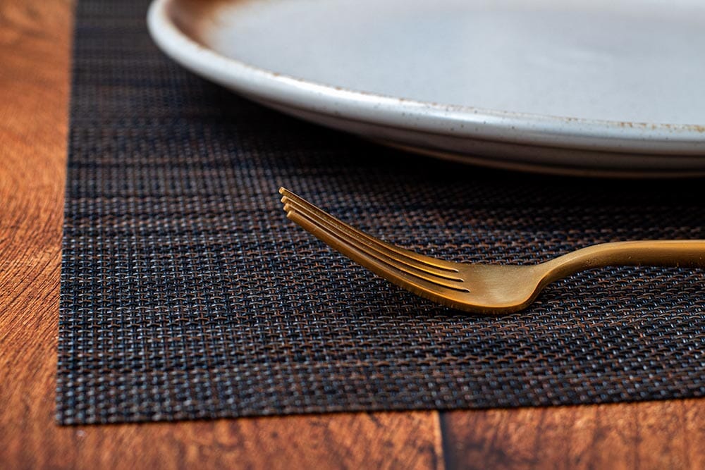 Season Placemat Woven Dark Brown