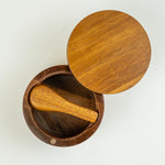 Season Salt Pot and Spoon