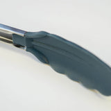 Season Silicone Large Tongs Blue Steel
