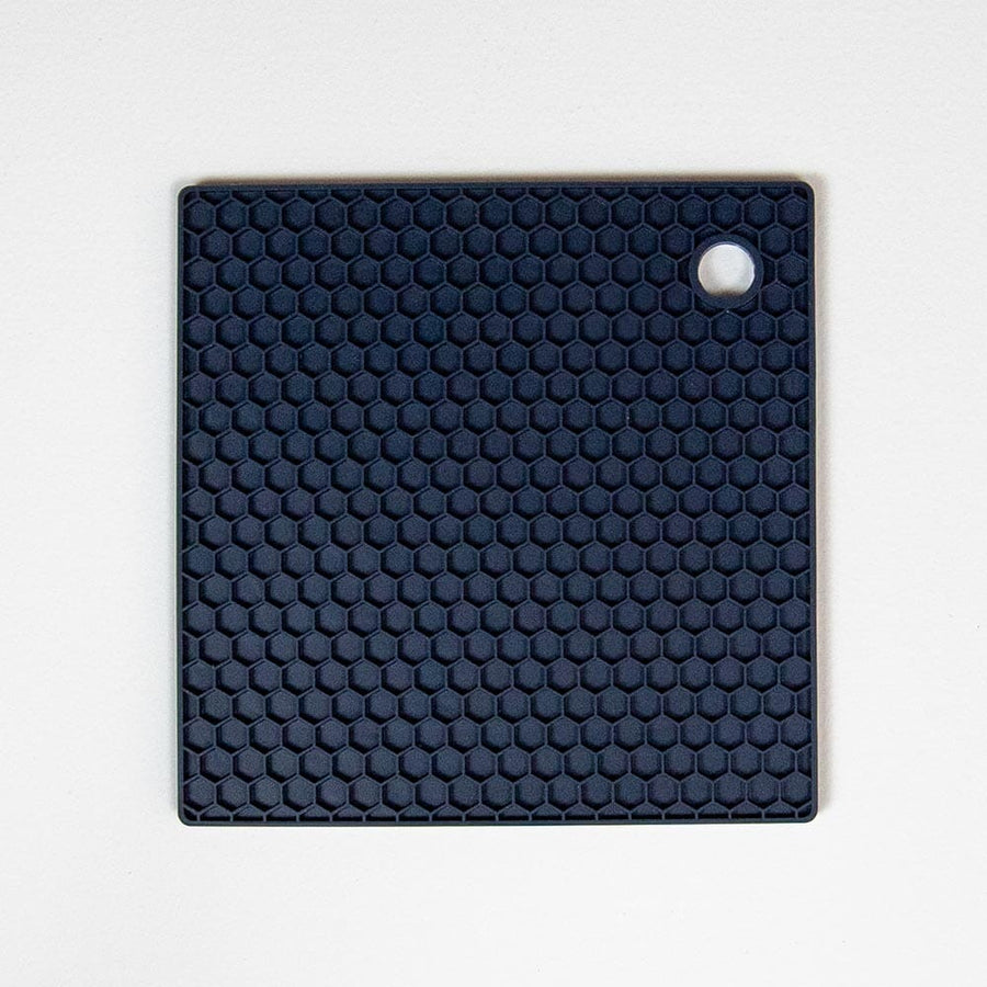 Season Silicone Square Trivet Hot Mat 17cm Blackberry