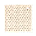 Season Silicone Square Trivet Hot Mat 17cm Toasted Oat