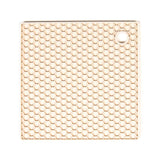 Season Silicone Square Trivet Hot Mat 17cm Toasted Oat