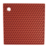 Dessous de plat carré en silicone Season 17 cm, couleur mûre