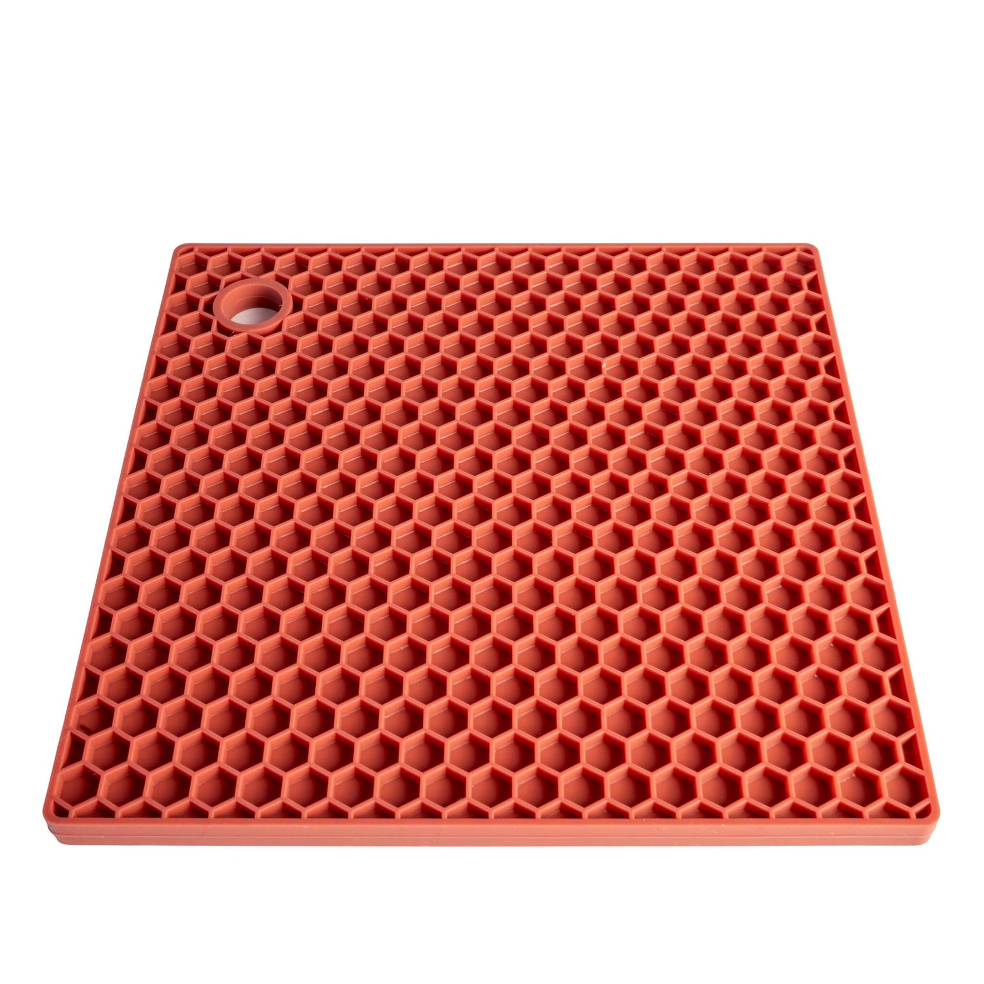 Silicone Square Trivet Hot Mat Sumac Seed
