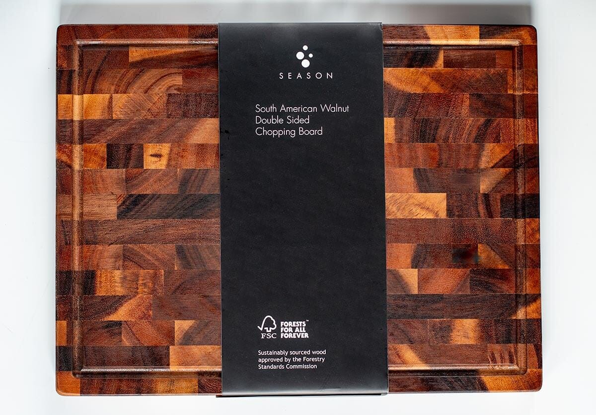 Season South American Walnut End Grain Chopping Board