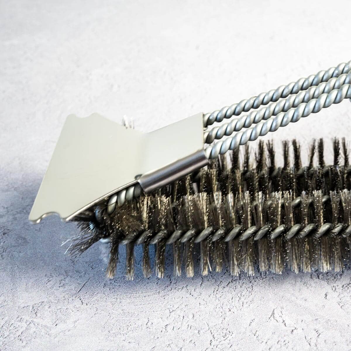 Season Stainless Steel Wire BBQ Brush with Scraper