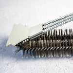 Season Stainless Steel Wire BBQ Brush with Scraper
