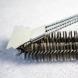 Season Stainless Steel Wire BBQ Brush with Scraper