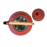 Season Wabi Teapot Red