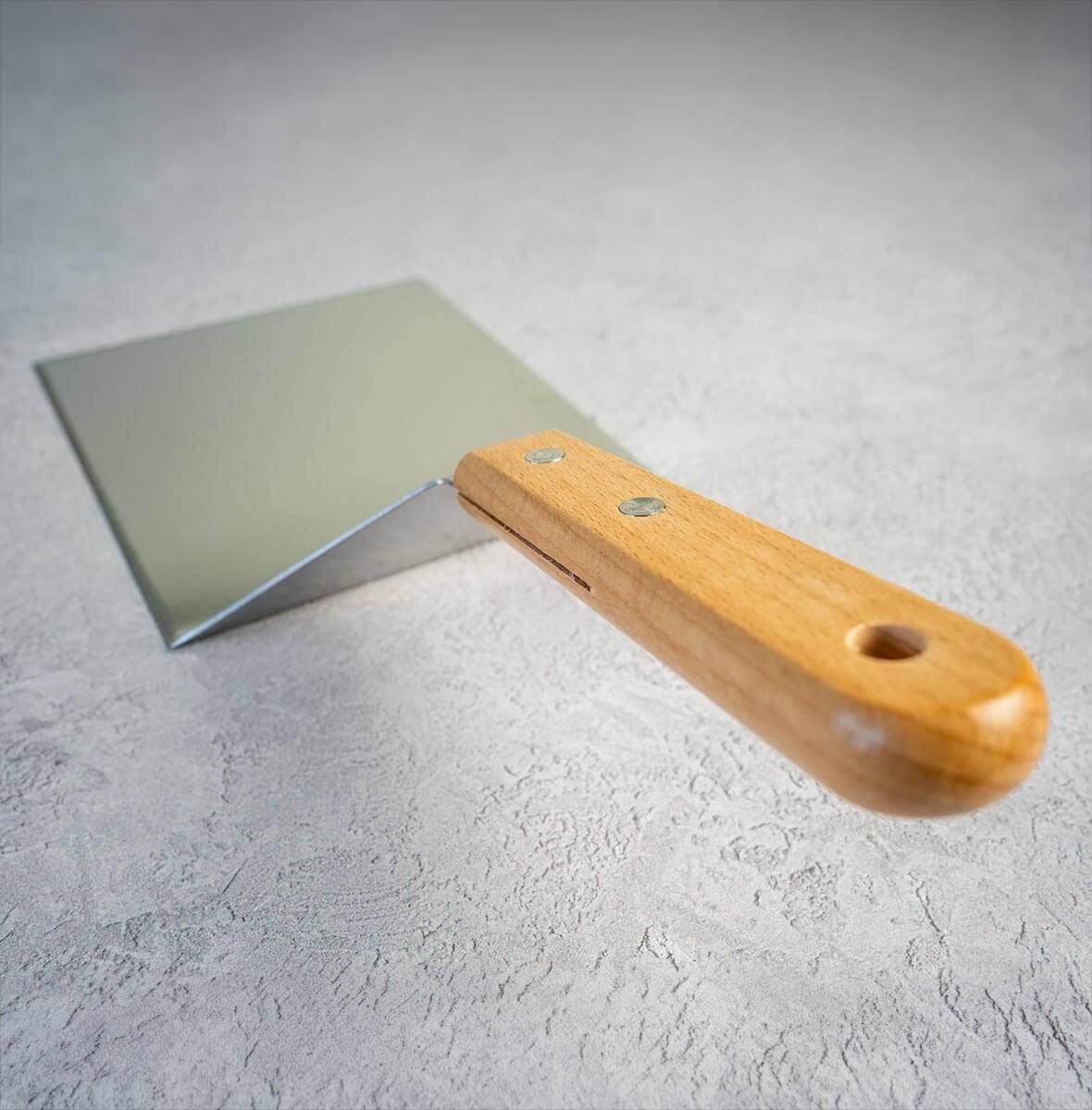 Season Wood-Handled Stainless Steel Griddle Spatula