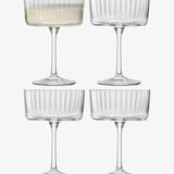 LSA Gio Line Champagne/Cocktail Glass 230ml Clear x 4